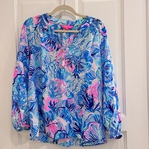 Lilly Pulitzer Elsa Silk top